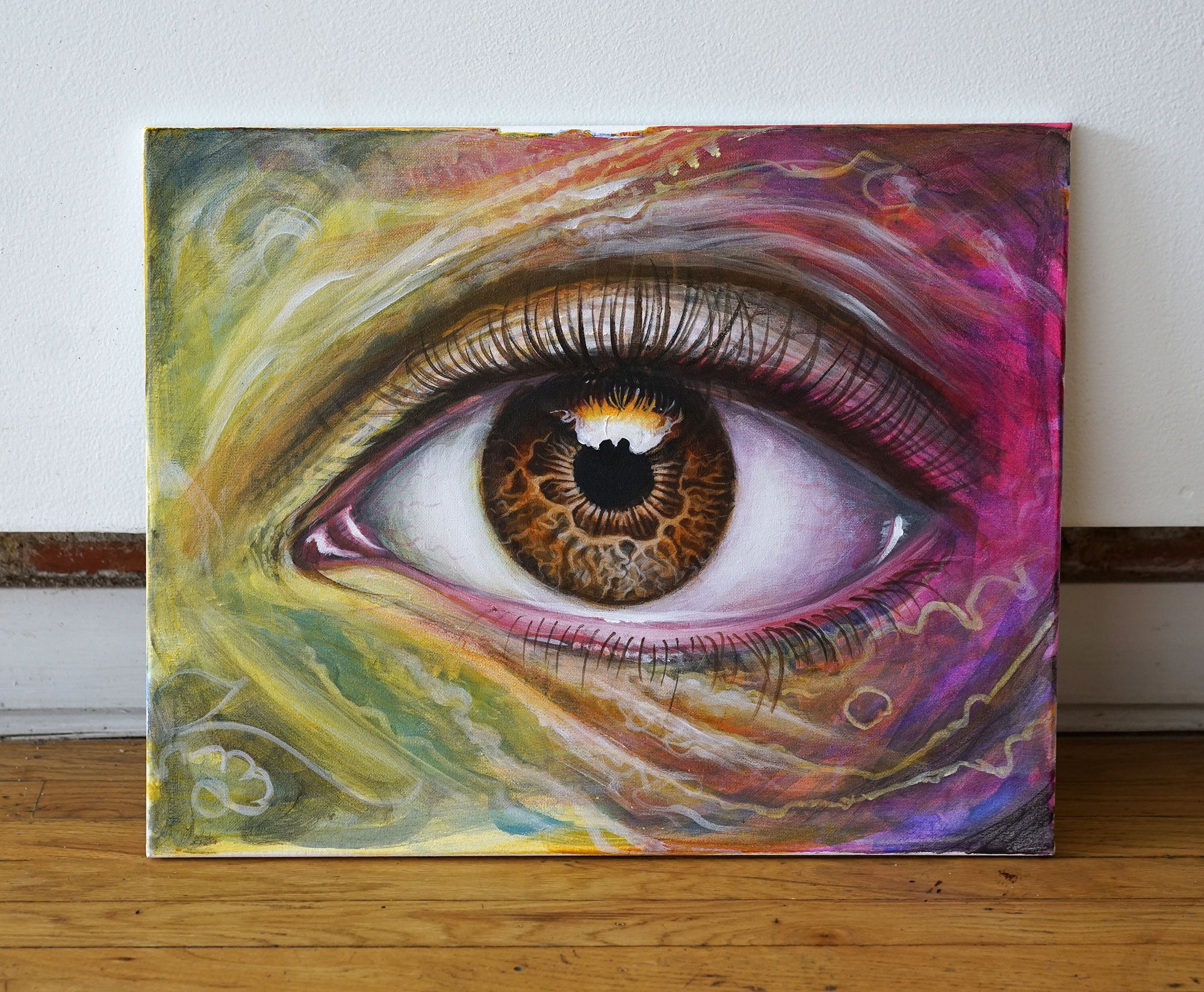 Eye Am Original Painting by Randal Roberts - 48 Hour Auction