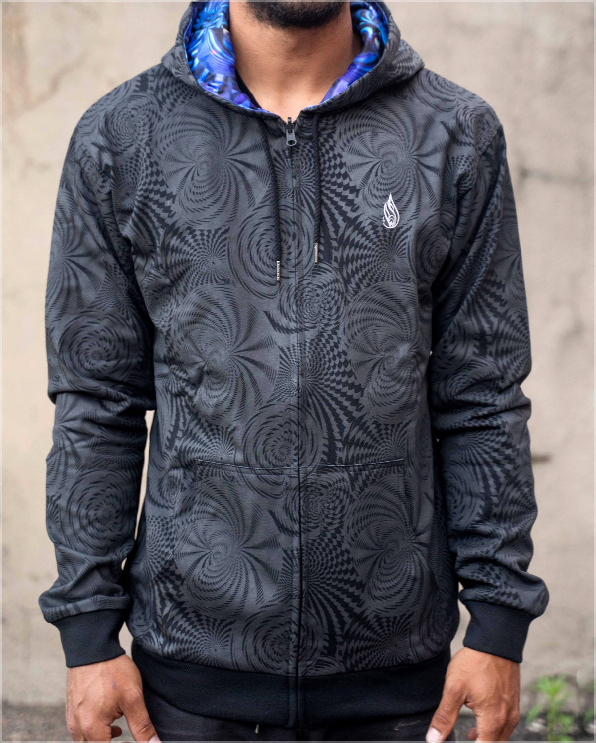 Neon Reversible Hoodie by Fabian Jimenez