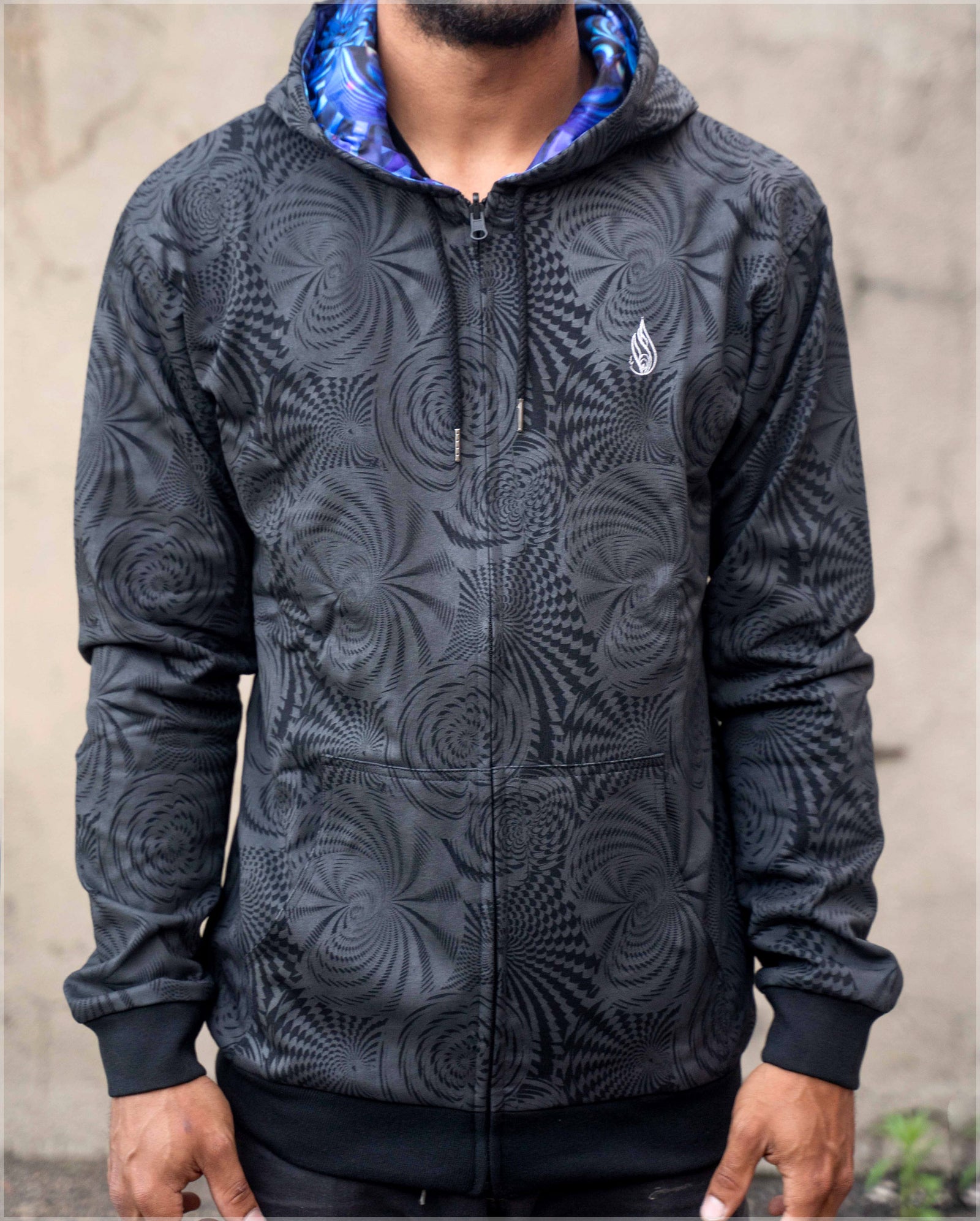 Neon Reversible Hoodie by Fabian Jimenez