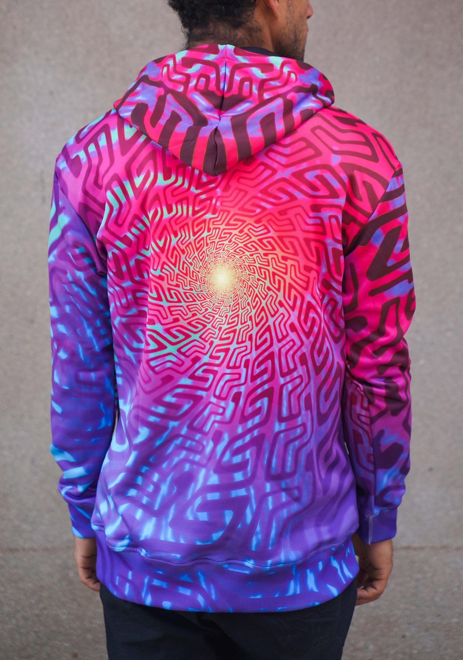 Spiral Pullover Hoodie by Fabian Jimenez