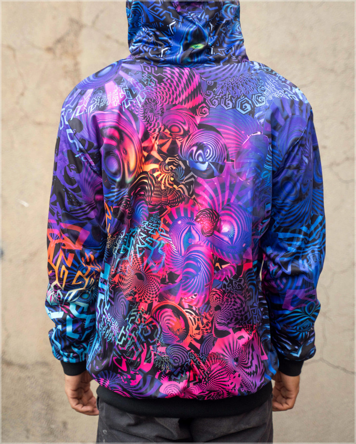 Neon Reversible Hoodie by Fabian Jimenez