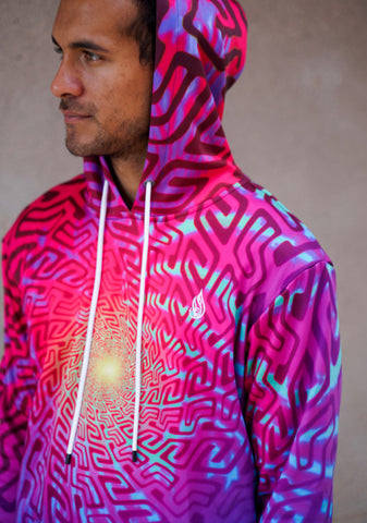 Spiral Pullover Hoodie by Fabian Jimenez