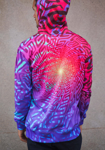Spiral Pullover Hoodie by Fabian Jimenez