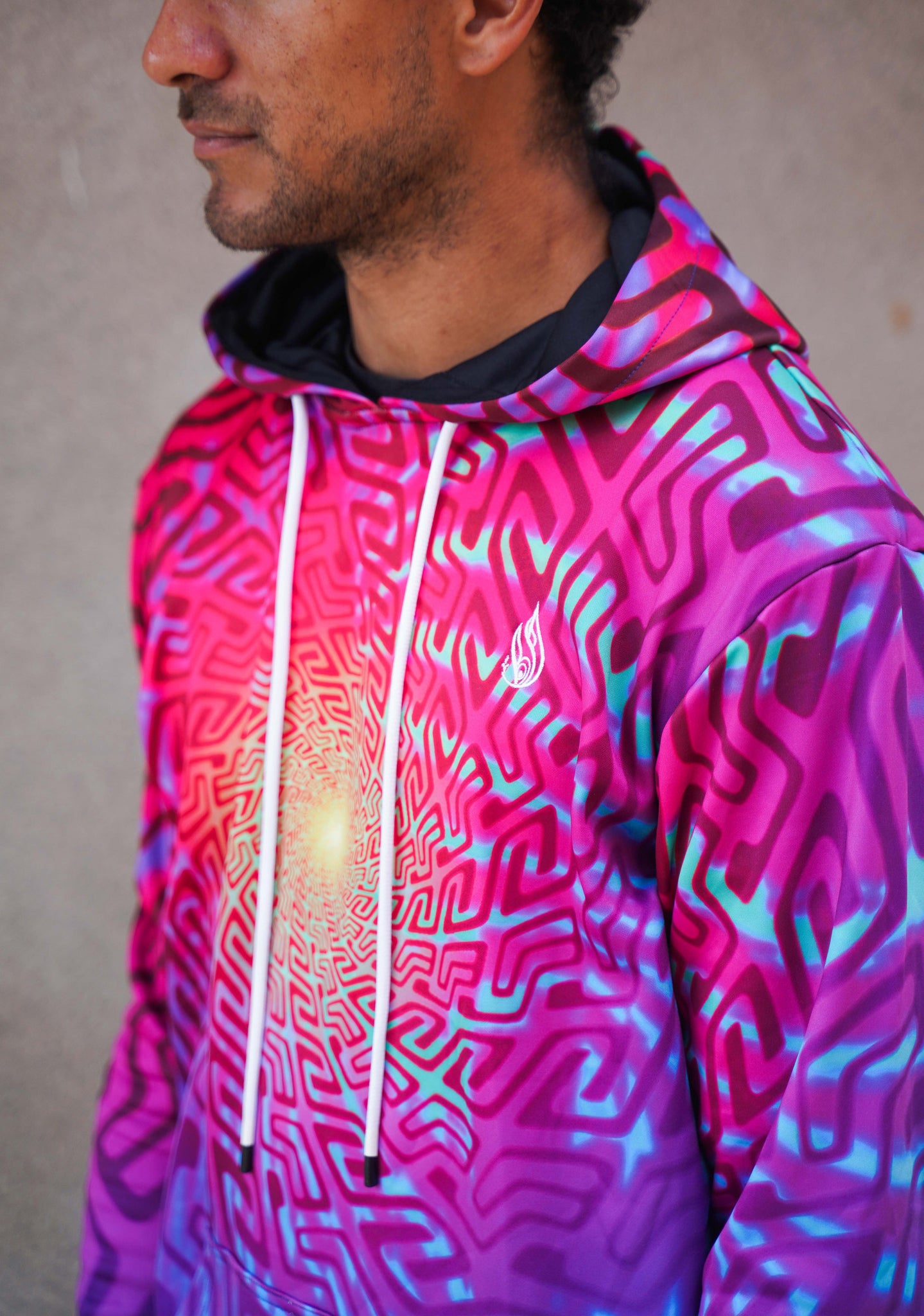 Spiral Pullover Hoodie by Fabian Jimenez