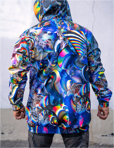Prismatic Argon Pullover Jacket by Fabian Jimenez