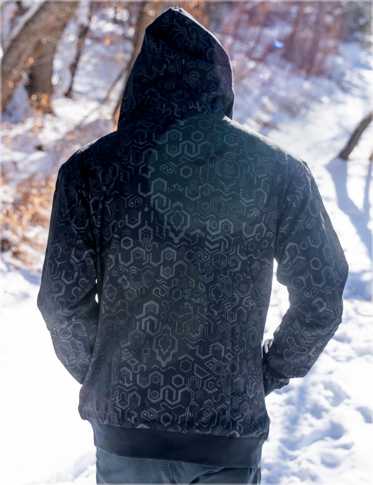 Entanglement Midweight Reversible Hoodie by Fabian Jimenez