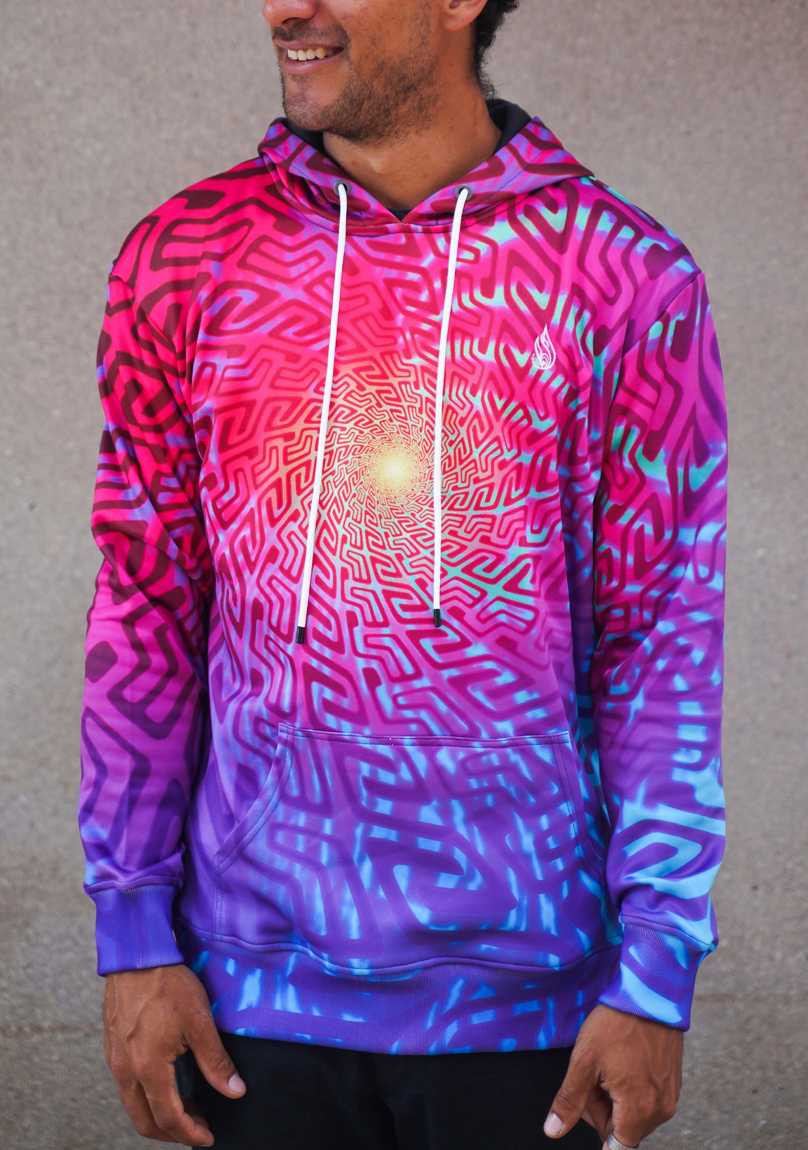 Spiral Pullover Hoodie by Fabian Jimenez