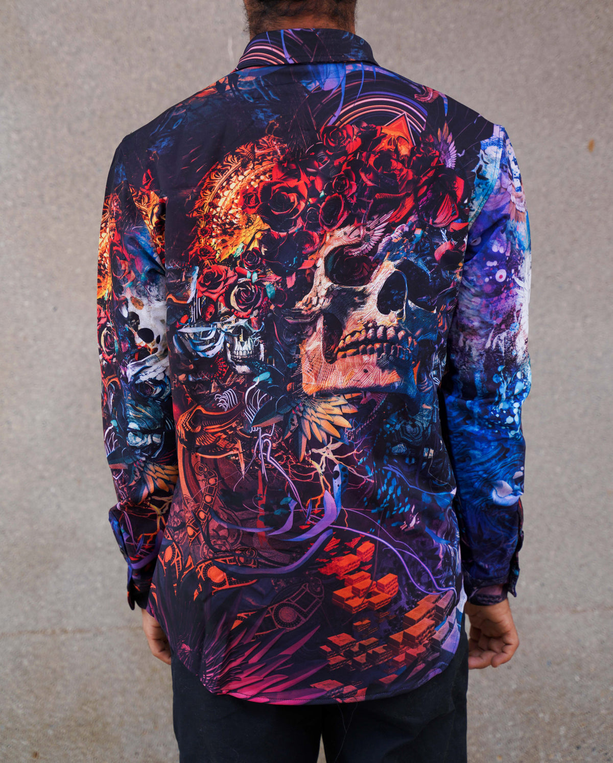 Fare Thee Well Button Down Shirt by Android Jones