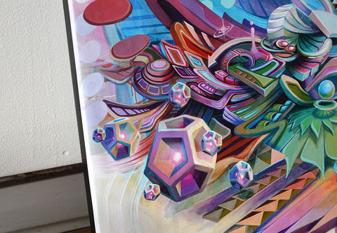 First Flight Stretched Canvas Print by Threyda x Apex