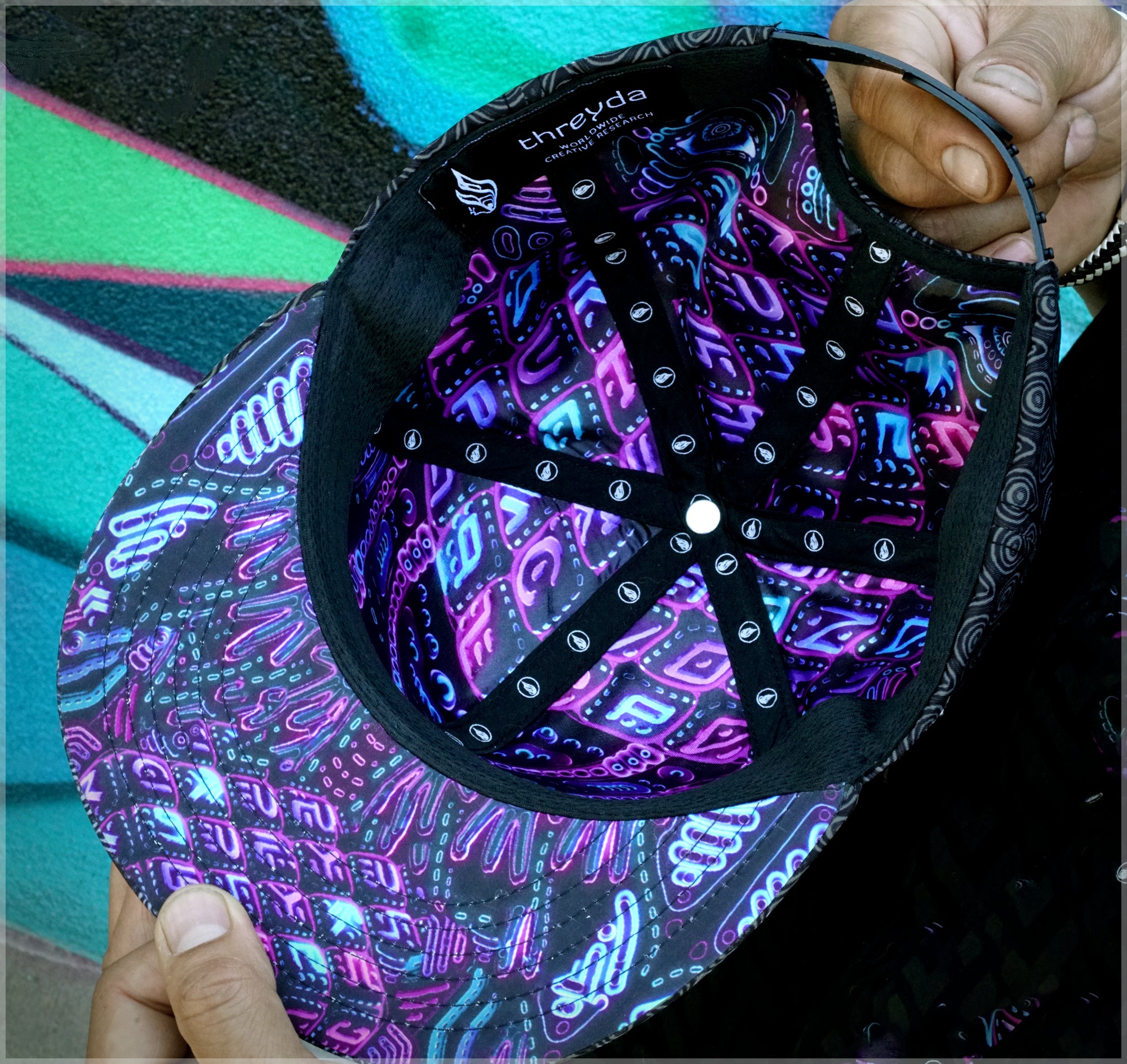 Gift Snapback Flat-brim Hat by Ben Ridgway