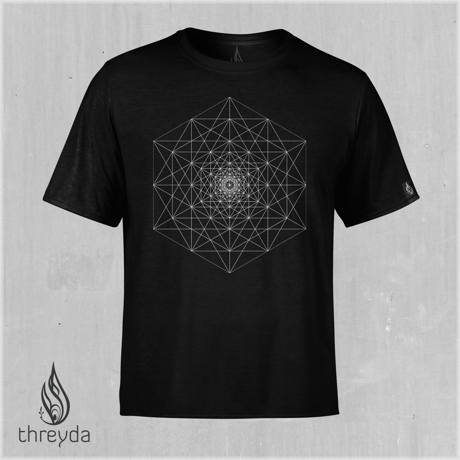 Hexagram Cotton Tee by Andy Gilmore