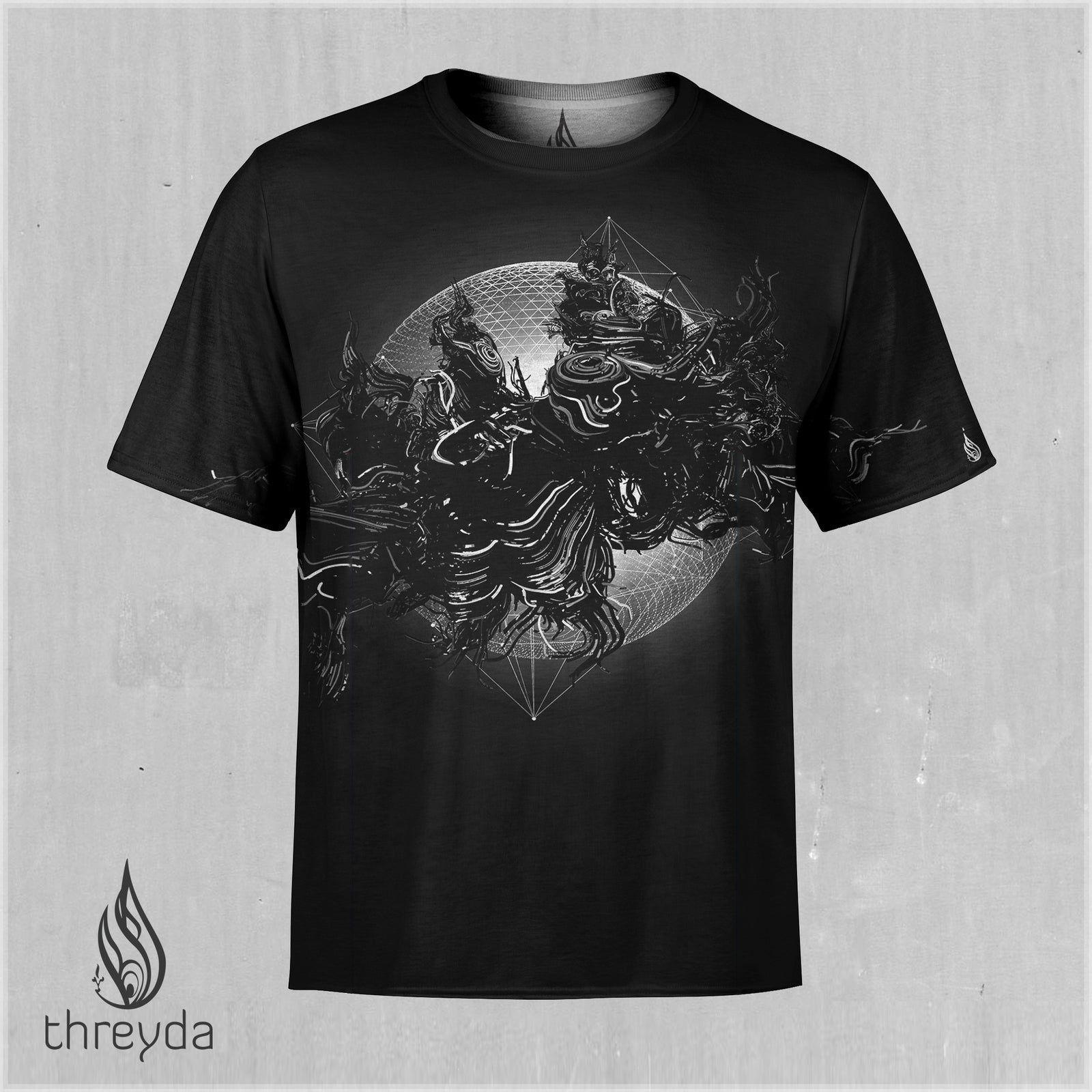 Glitch Orb Screenprint Tee by Justin Totemical