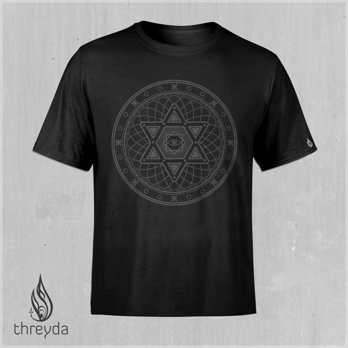 Halo Screenprint Tee by Threyda