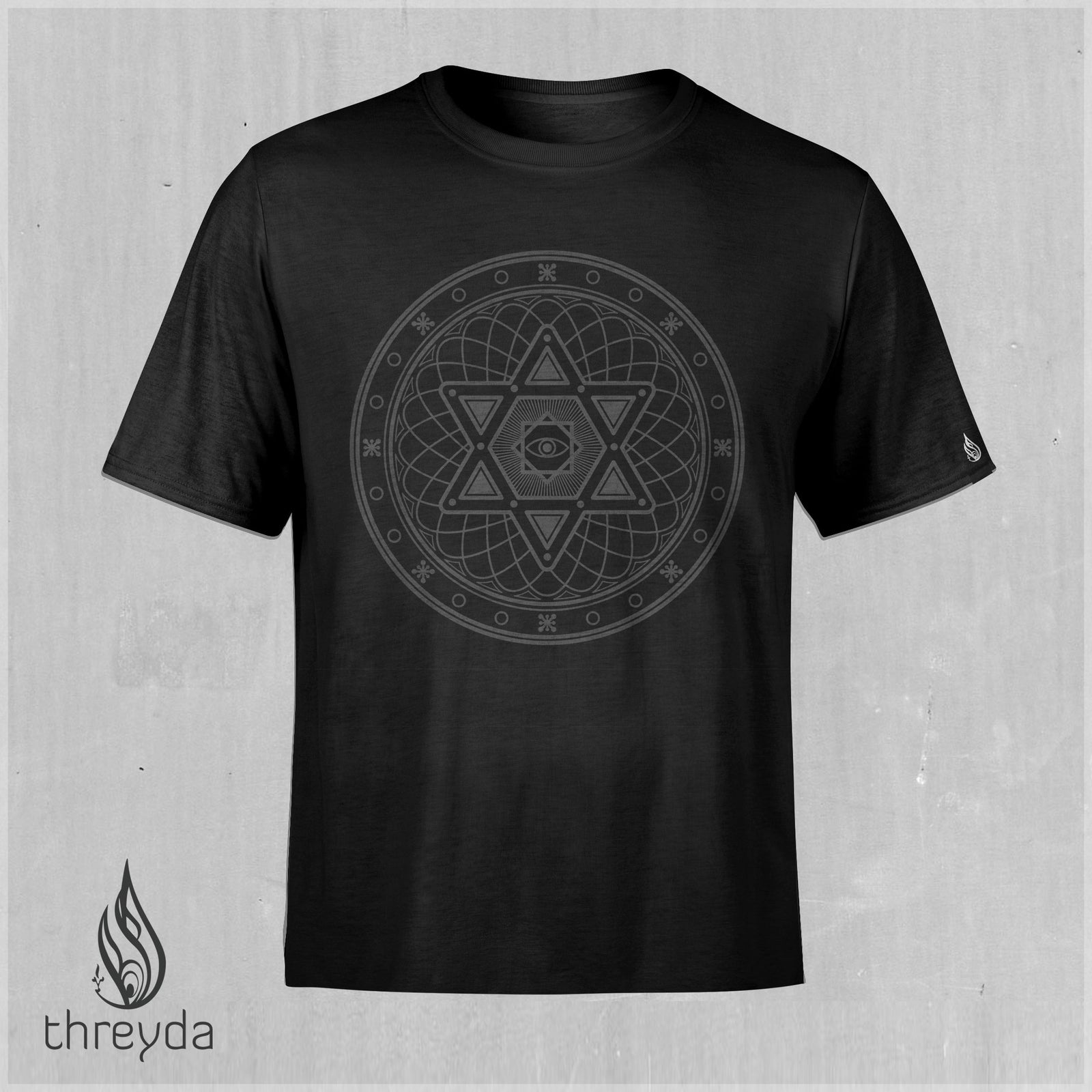 Halo Screenprint Tee by Threyda