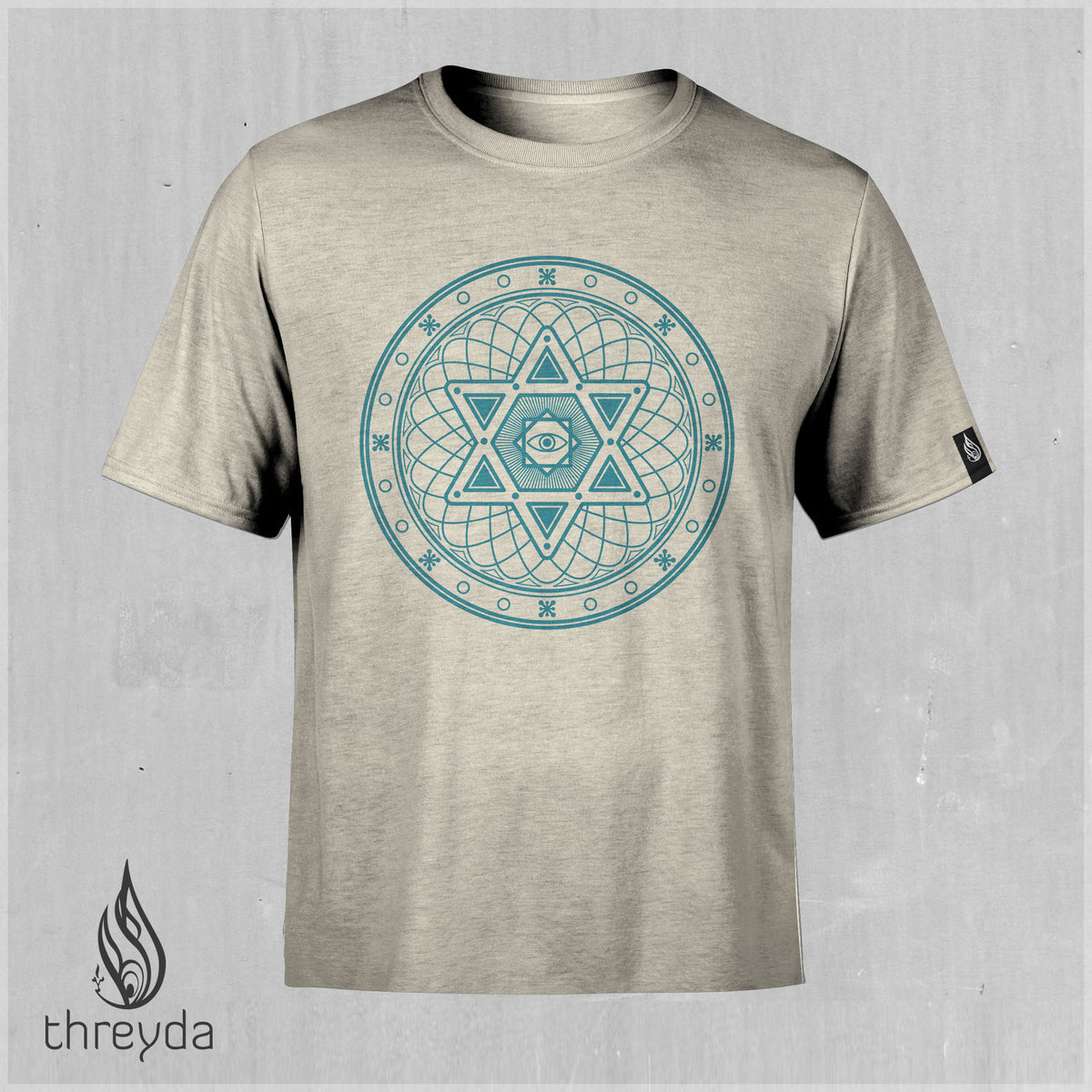 Halo Screenprint Tee by Threyda