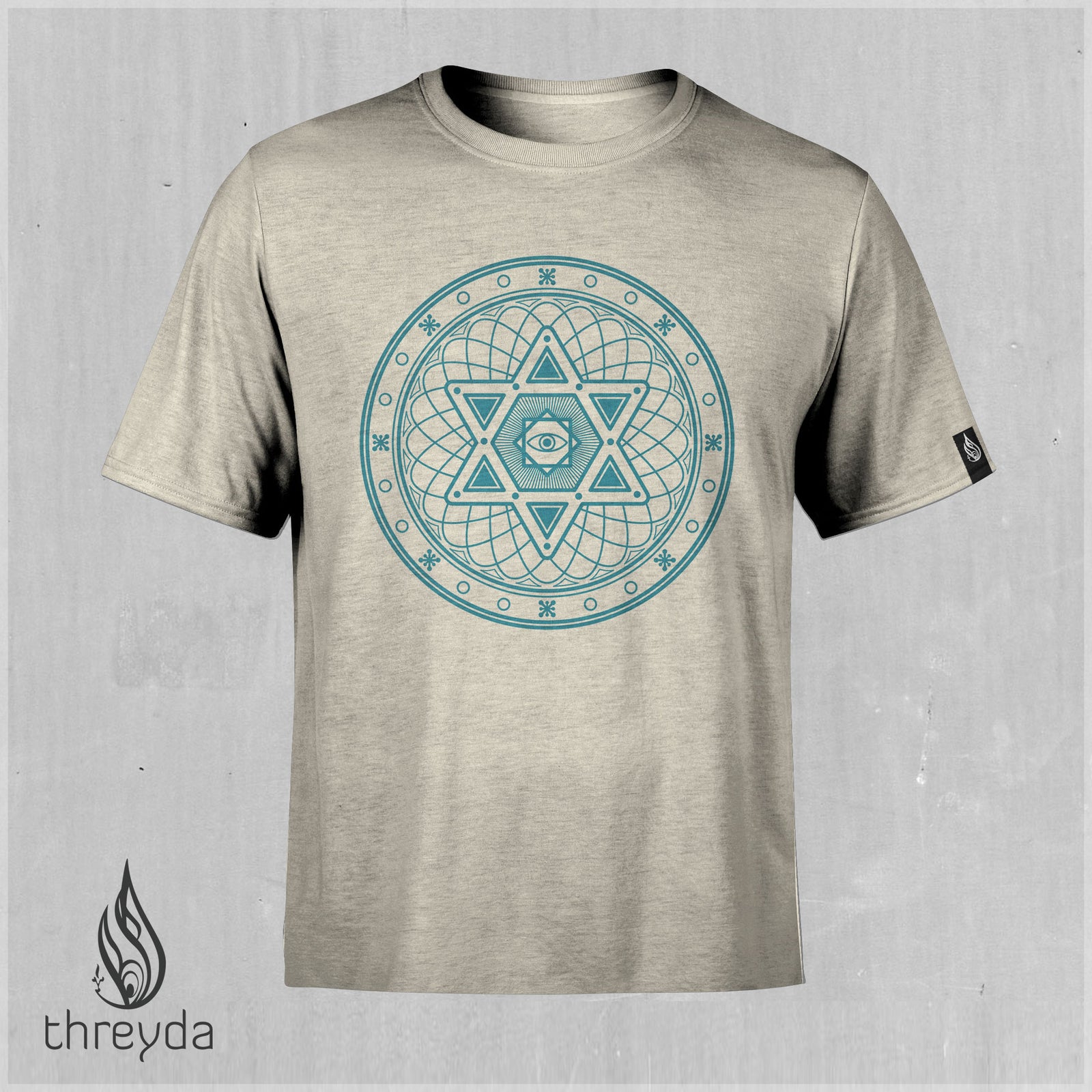 Halo Screenprint Tee by Threyda