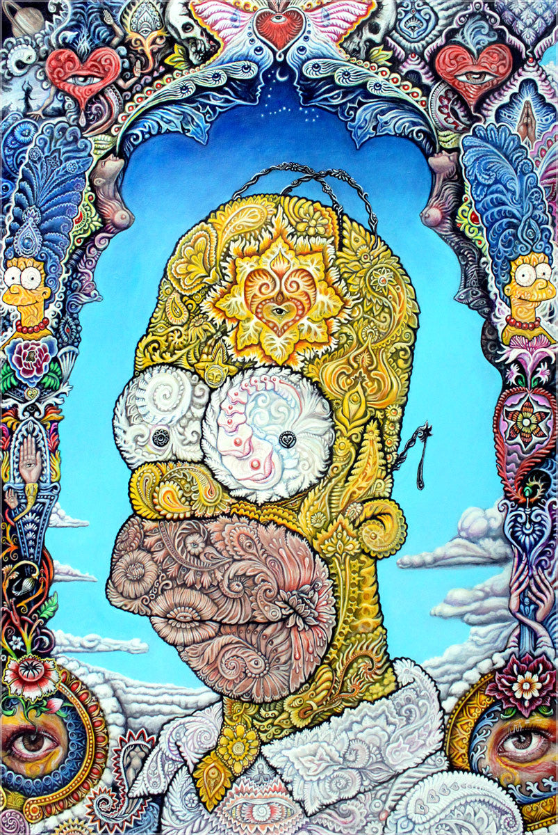 Homer by Randal Roberts , Art Print - Randal Roberts, Threyda