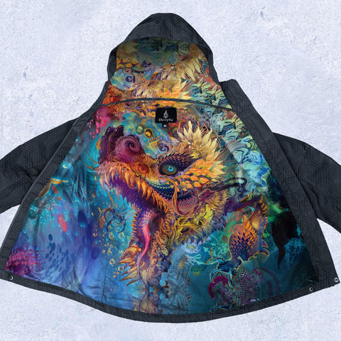 Hummingdragon Obsidian Jacket by Android Jones - Ships Dec 2020