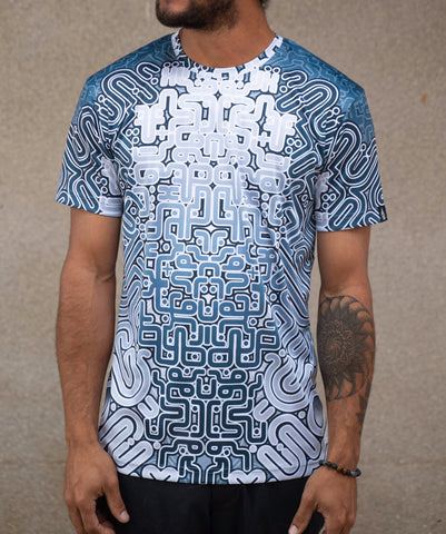 Hyper Codex Sublimation Tee by Espepelen x Alga Artist