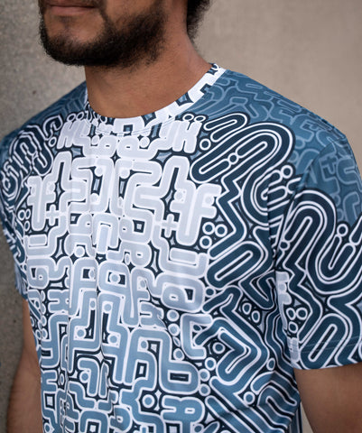 Hyper Codex Sublimation Tee by Espepelen x Alga Artist