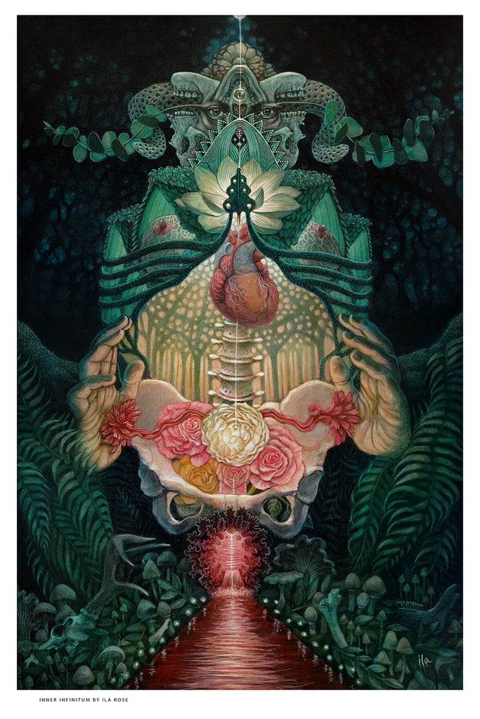 Inner Infinitum Signed Matte Print by Ila Rose
