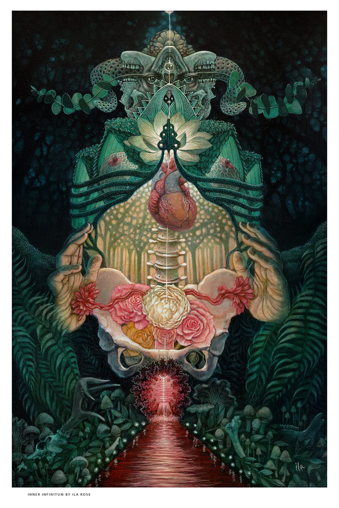 Inner Infinitum Signed Matte Print by Ila Rose