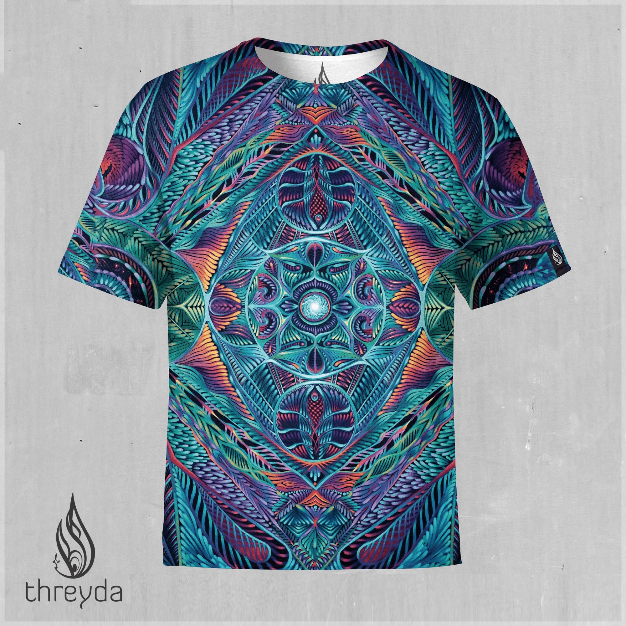 Blossoming Sublimation Tee by FLOWSTATEPAINT