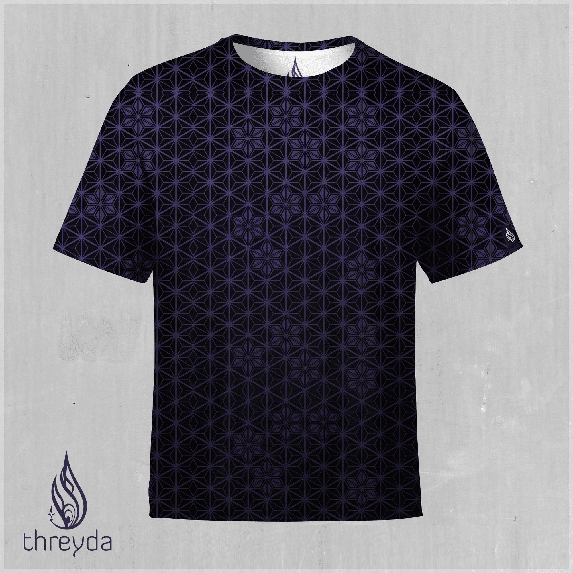 Royal Lattice Sublimation Tee by Threyda