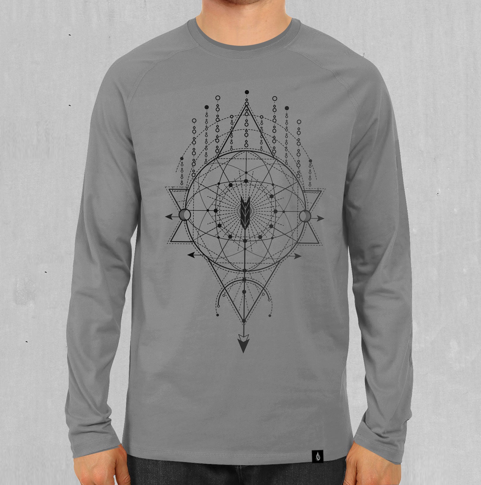Intension Screenprint Longsleeve Tee by Threyda