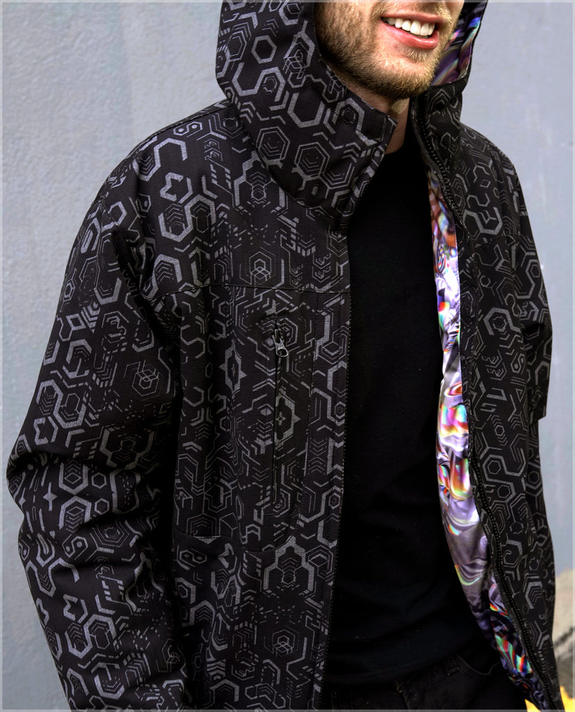 Iridescent Particles Jacket by Fabian Jimenez