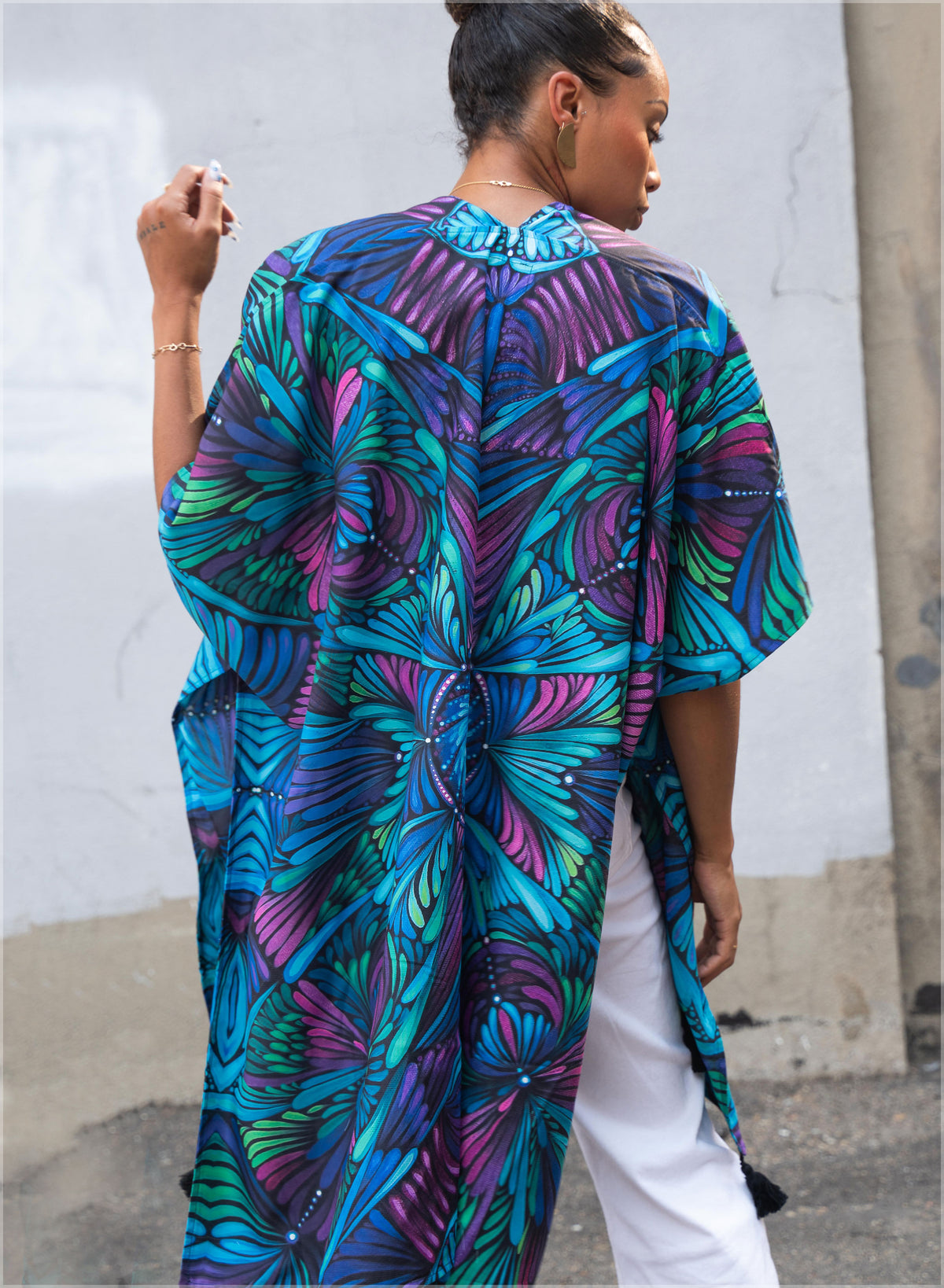 Short Kimono by FLOWSTATEPAINT