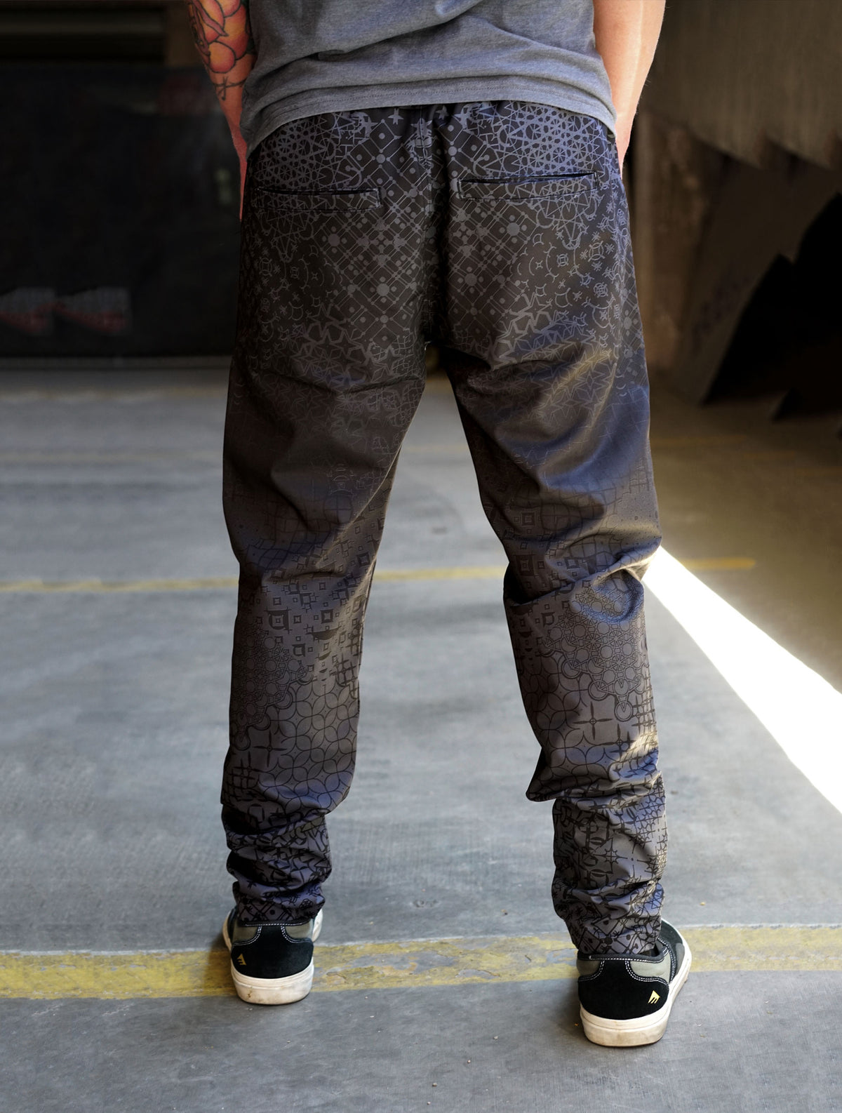 Neo Geometry Flex Cargo Joggers by Threyda