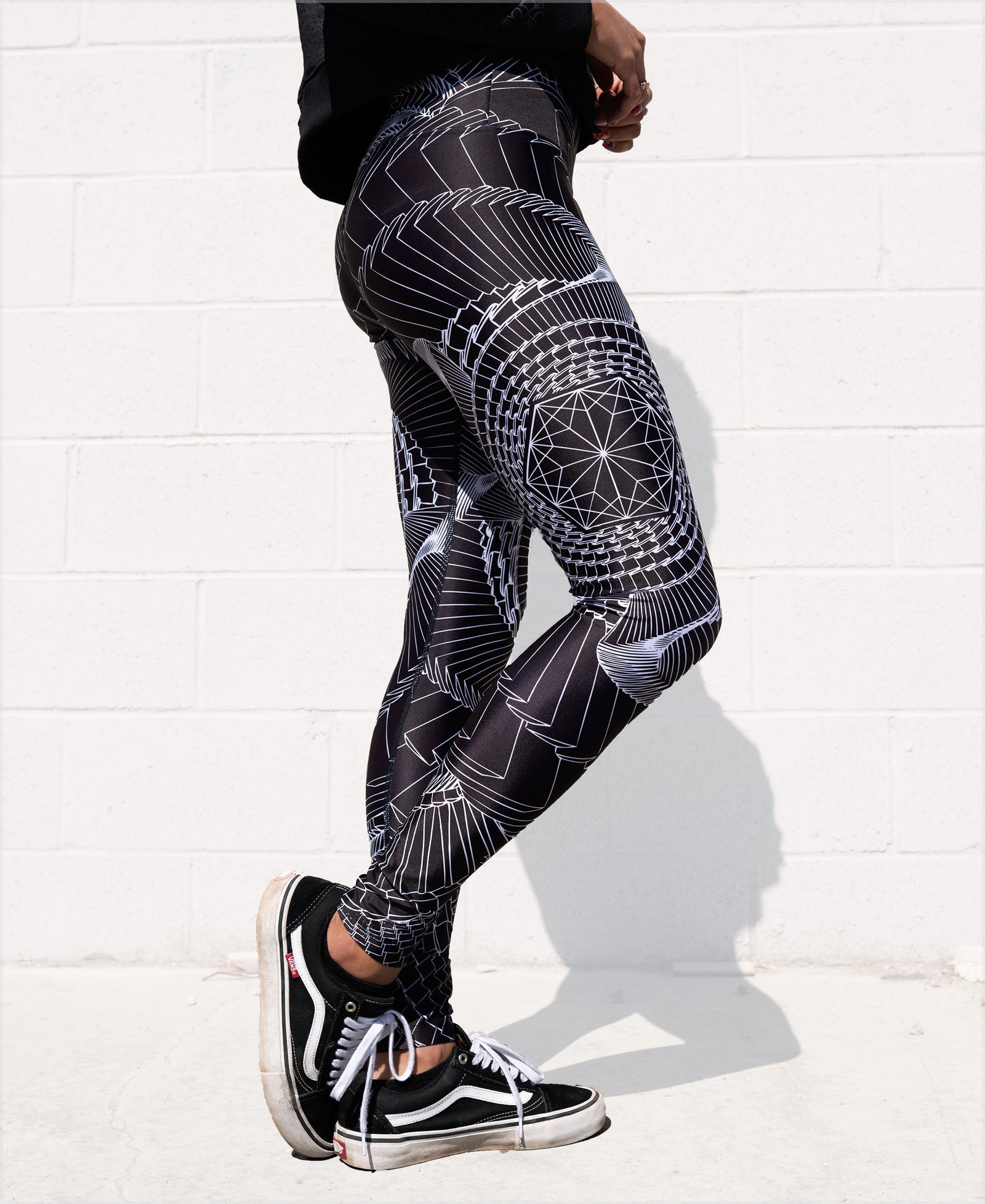 Black And White Leggings by Kimi Takemura