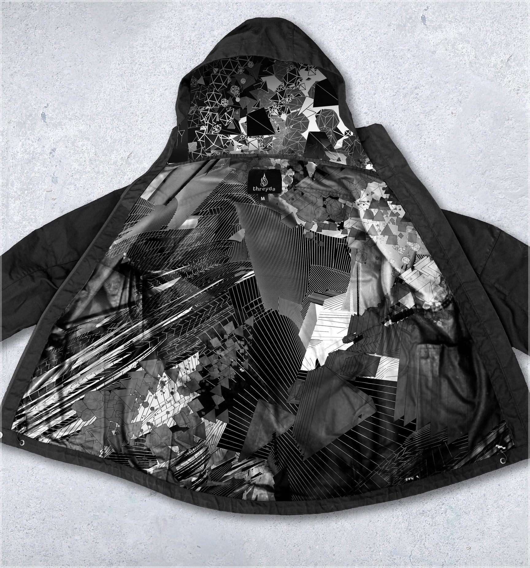 Tesseract Obsidian Jacket by Kimi Takemura