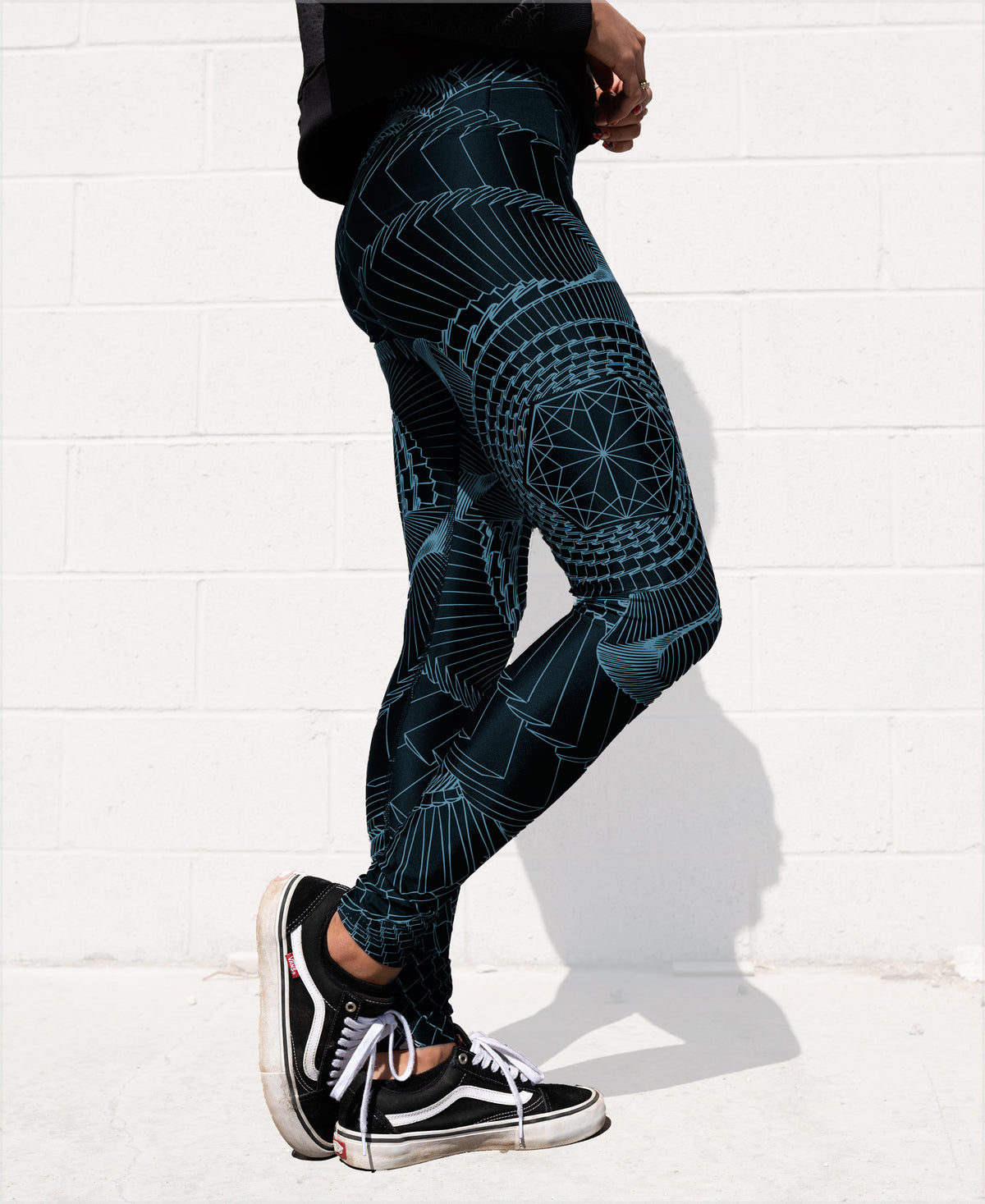 Wavelength Leggings by Kimi Takemura