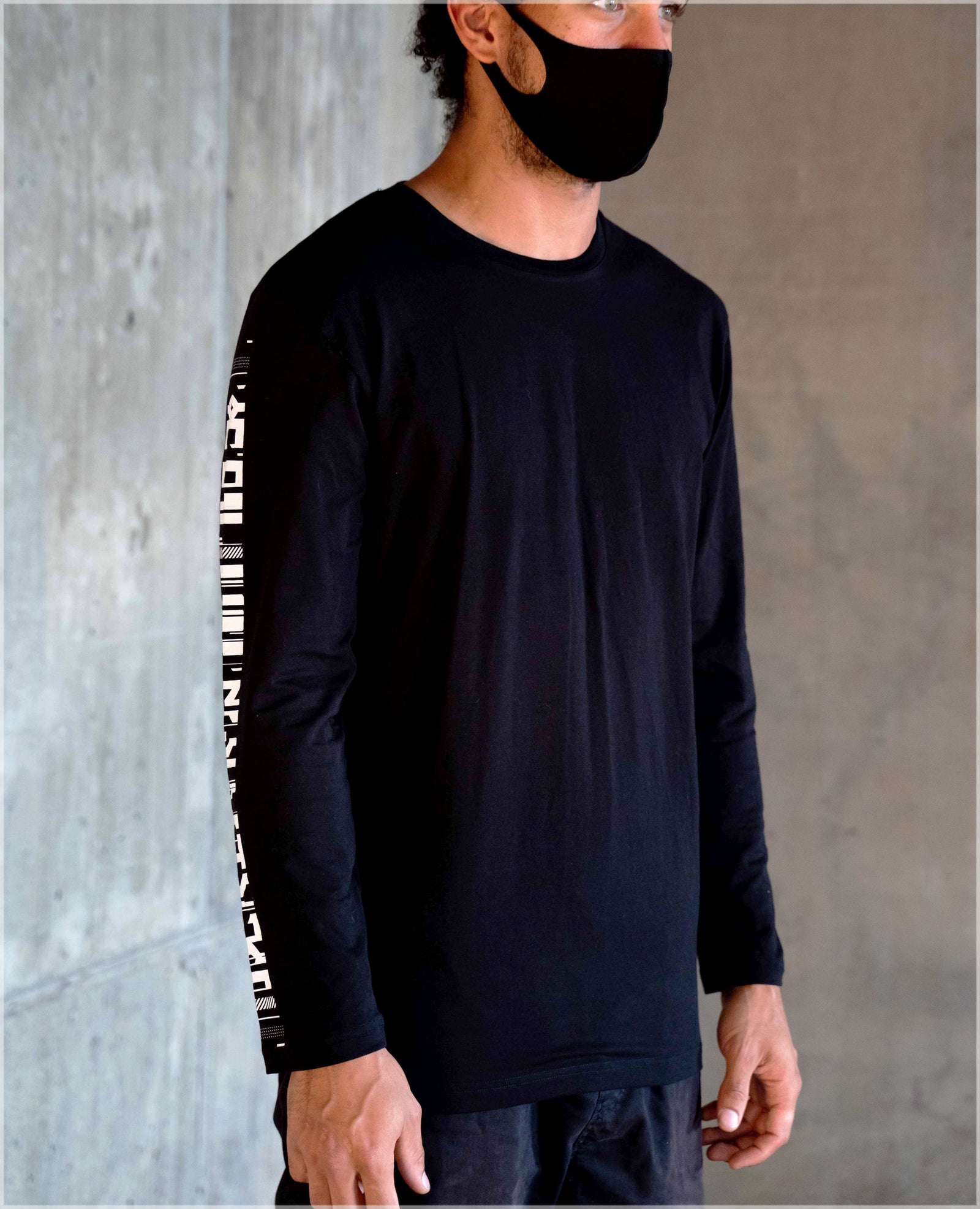 Data Screenprint Longsleeve Tee by Kimi Takemura