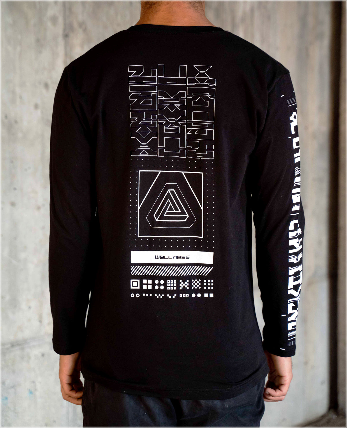 Data Screenprint Longsleeve Tee by Kimi Takemura