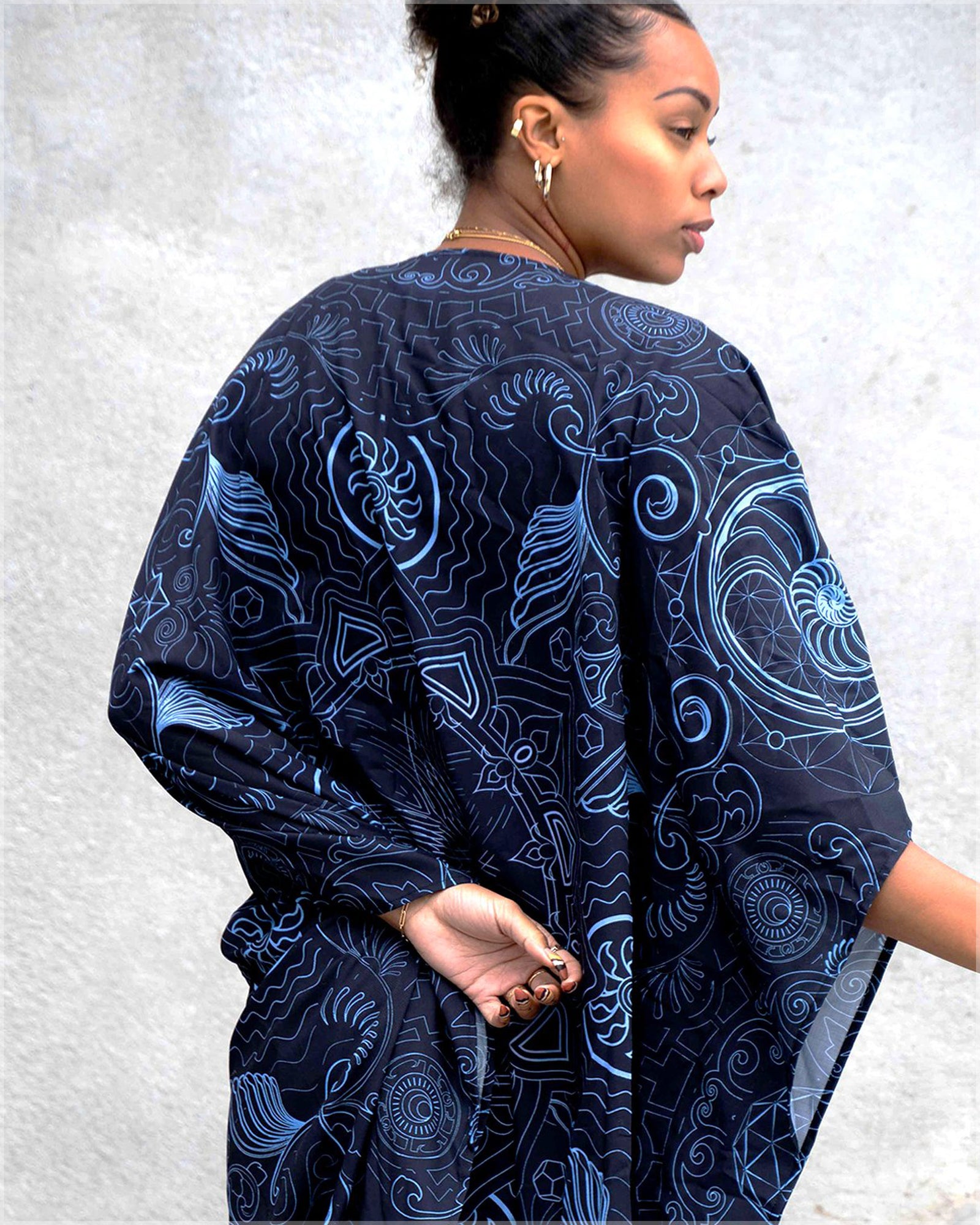 Arc Reactor Long Kimono by Mugwort