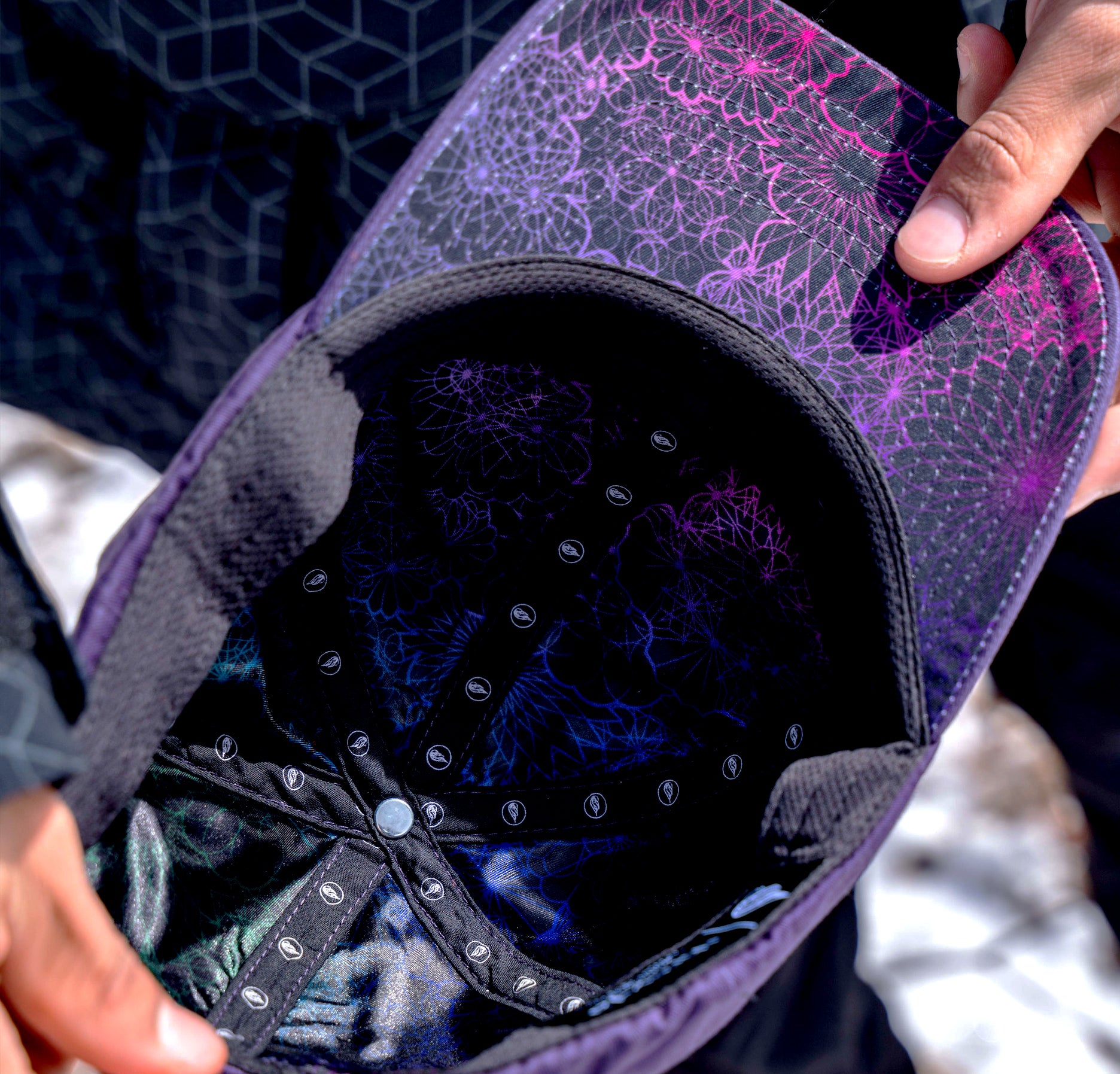Amethyst Snapback Hat by Threyda - Ships September