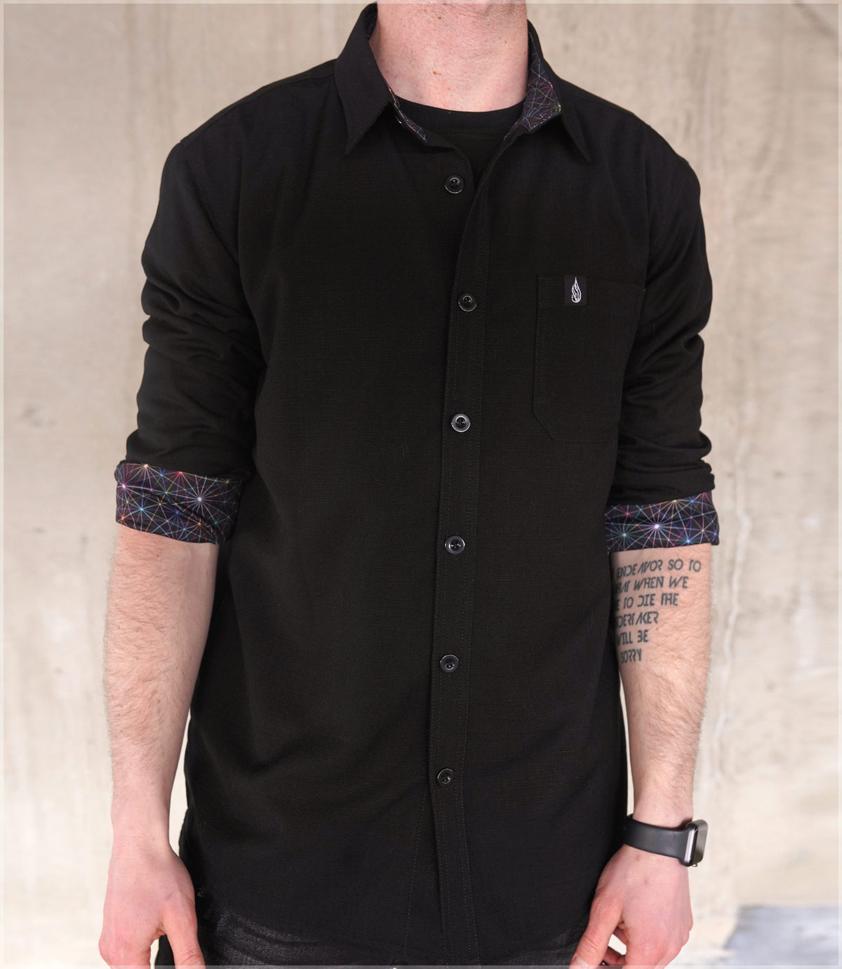 Lattice Button Down by Threyda