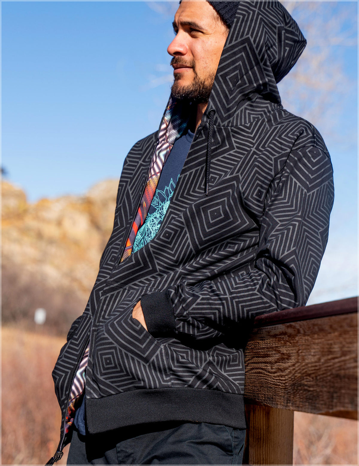 Tigris Midweight Reversible Hoodie by Matt Mills