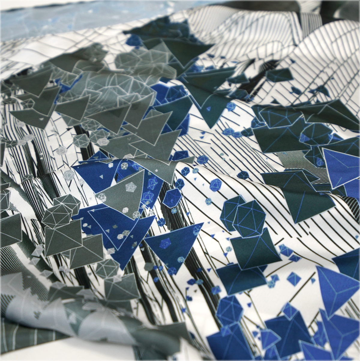 Dreamscape #2 Silky Scarf by Kimi Takemura