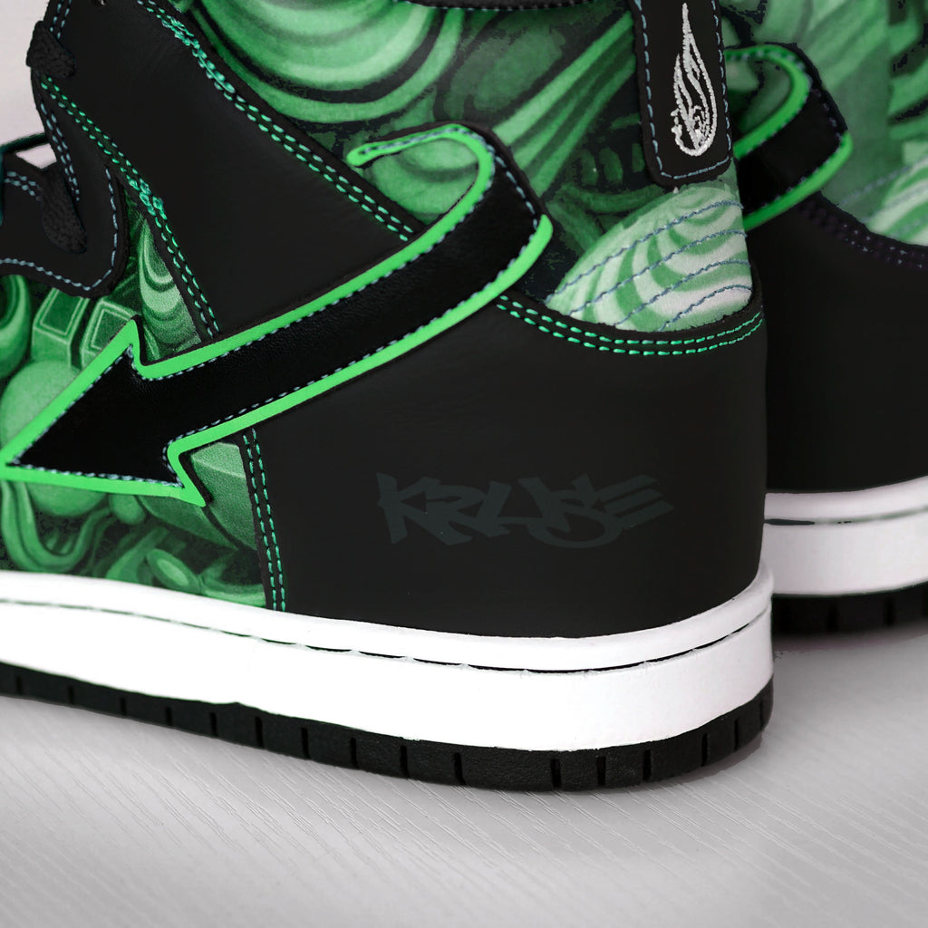 Virola Midnight High Top Shoes by Stephen Kruse