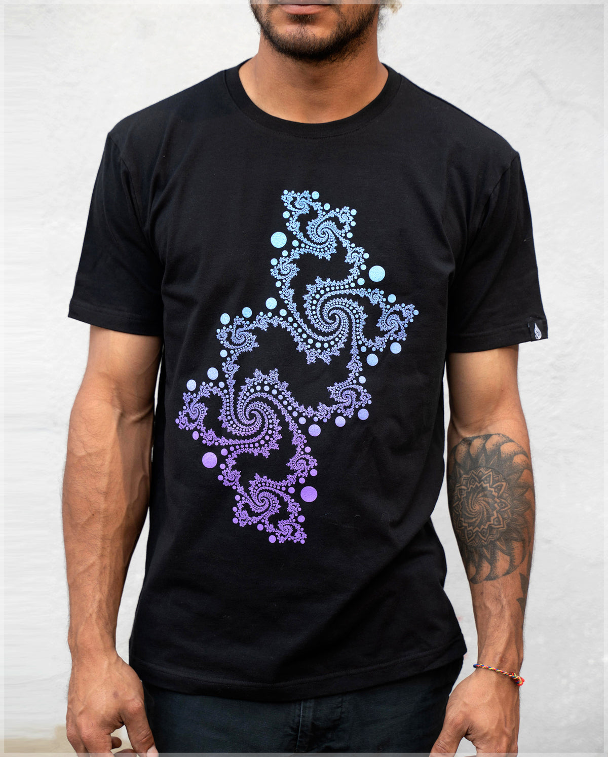 Fractal Screenprint Tee by Sacred G