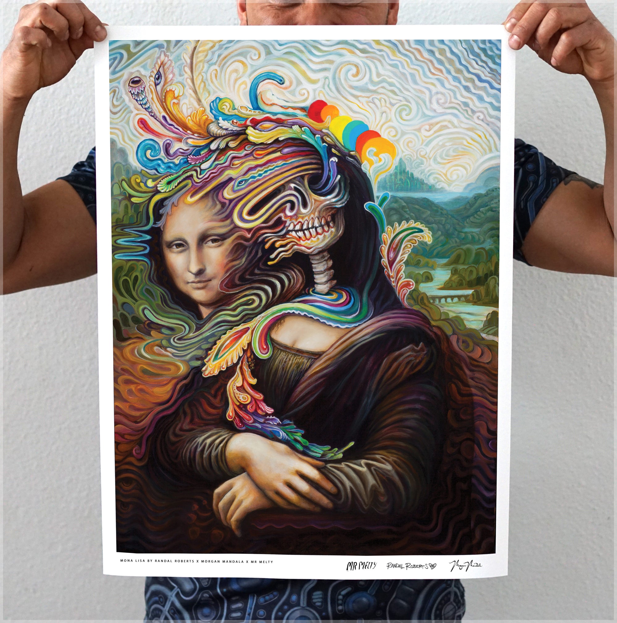 Melty Lisa Signed Print by Mr. Melty, Randal Roberts, and Morgan Mandala - 24 Hour Release