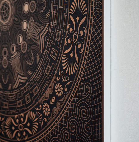 Lunar Monolith Print by Mugwort Designs