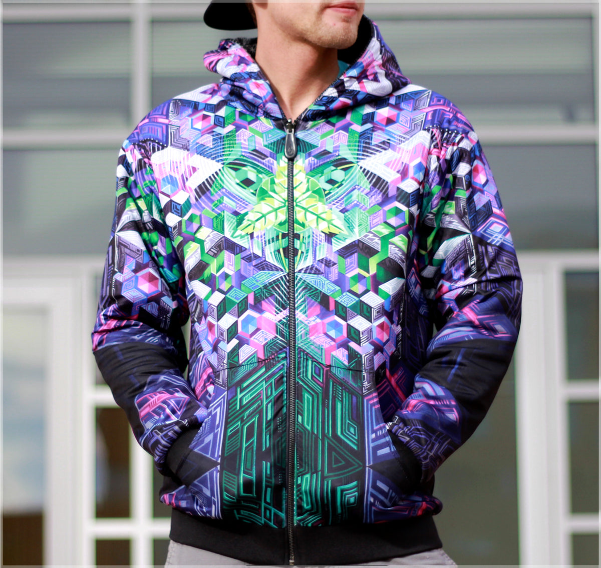 Mothership Reversible Hoodie by Mike Cole