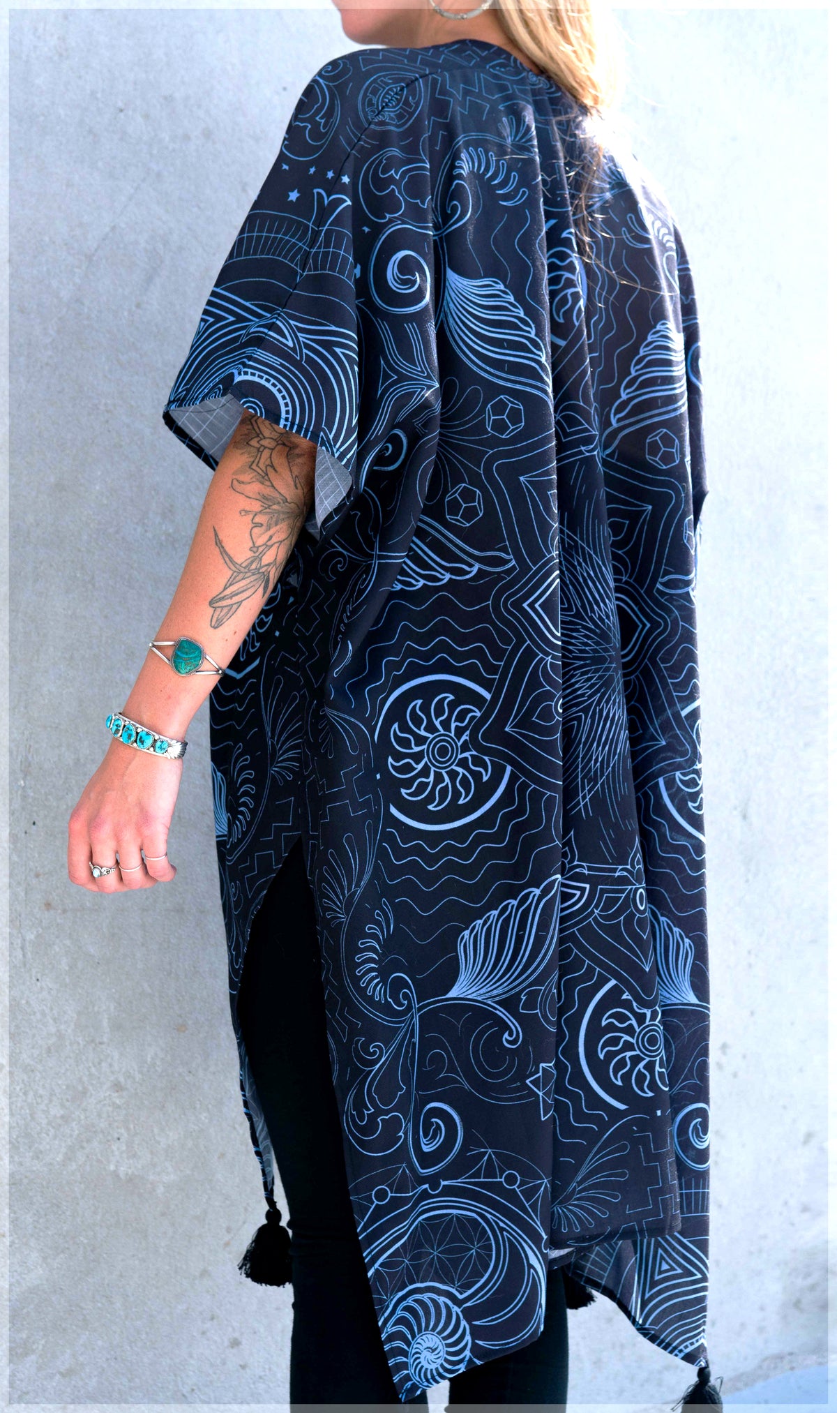 Arc Reactor Long Kimono by Mugwort