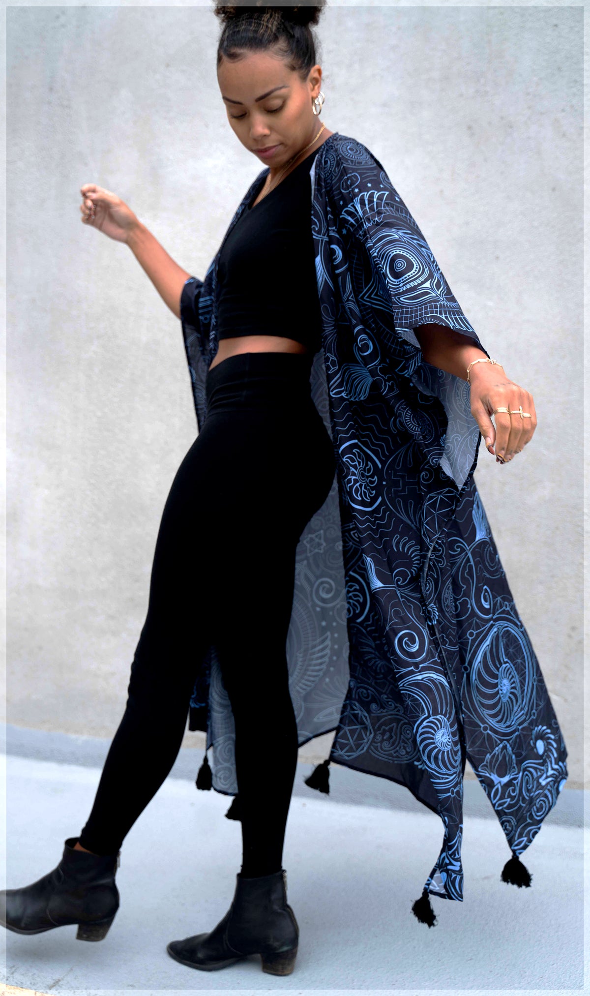 Arc Reactor Long Kimono by Mugwort