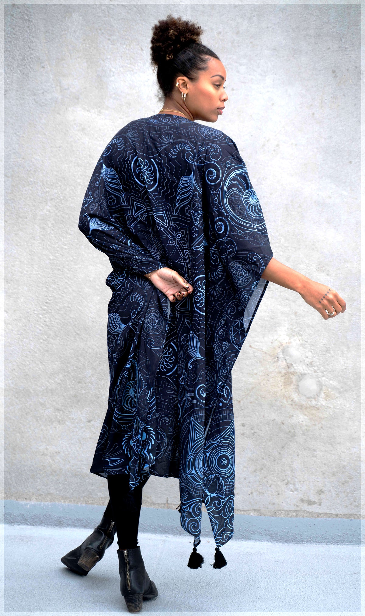 Arc Reactor Long Kimono by Mugwort